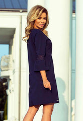 LBD Exclusive Navy Margot Shift Dress