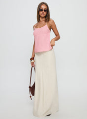 Aleris Backless Top Pink