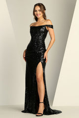 Adora 3119 Prom Long Fitted Formal Corset Sequin Dress