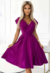 LBD Exclusive Fuchsia Scarlet Cocktail Dress