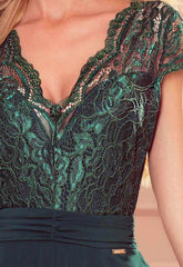 LBD Exclusive Green Linda Party Dress