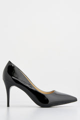 Miss Diva Black Ingrid Patent Shoe