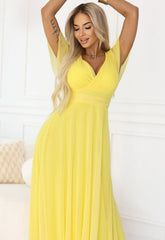 LBD Exclusive Lemon Limencello Maisie Maxi Dress