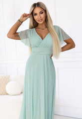 LBD Exclusive Pistachio Nicolle Maxi Dress