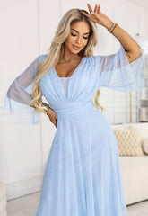 LBD Exclusive Powder Blue Caitlin Plus Size Dress
