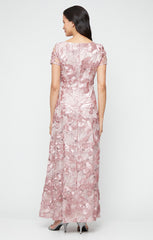 Alex Evenings 81122674 A Line Long Formal Evening Dress