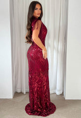 Nazz Collection Berry Magic Maxi Dress