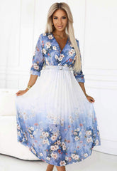 LBD Exclusive Summer Bluebell Print Dress