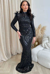 Nazz Collection Black Saint Maxi Dress