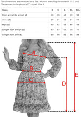 LBD Exclusive White Print Becki Dress
