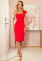 LBD Exclusive Red Grace Cocktail Dress