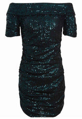 Little Black Dress Green Annabel Party Dress