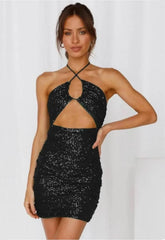 Nazz Black Maximum Exposure Mini Dress