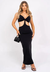 Nazz Collection Black Over It Maxi Dress
