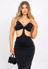 Nazz Collection Black Over It Maxi Dress