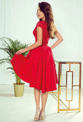 LBD Exclusive Red Patricia Party Dress