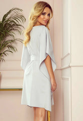 LBD Exclusive Grey Butterfly Dress