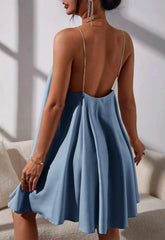 Nazz Blue Marbella Mini Dress