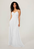 A Line Long Wedding Dress MGNY Madeline Gardner New York 21784