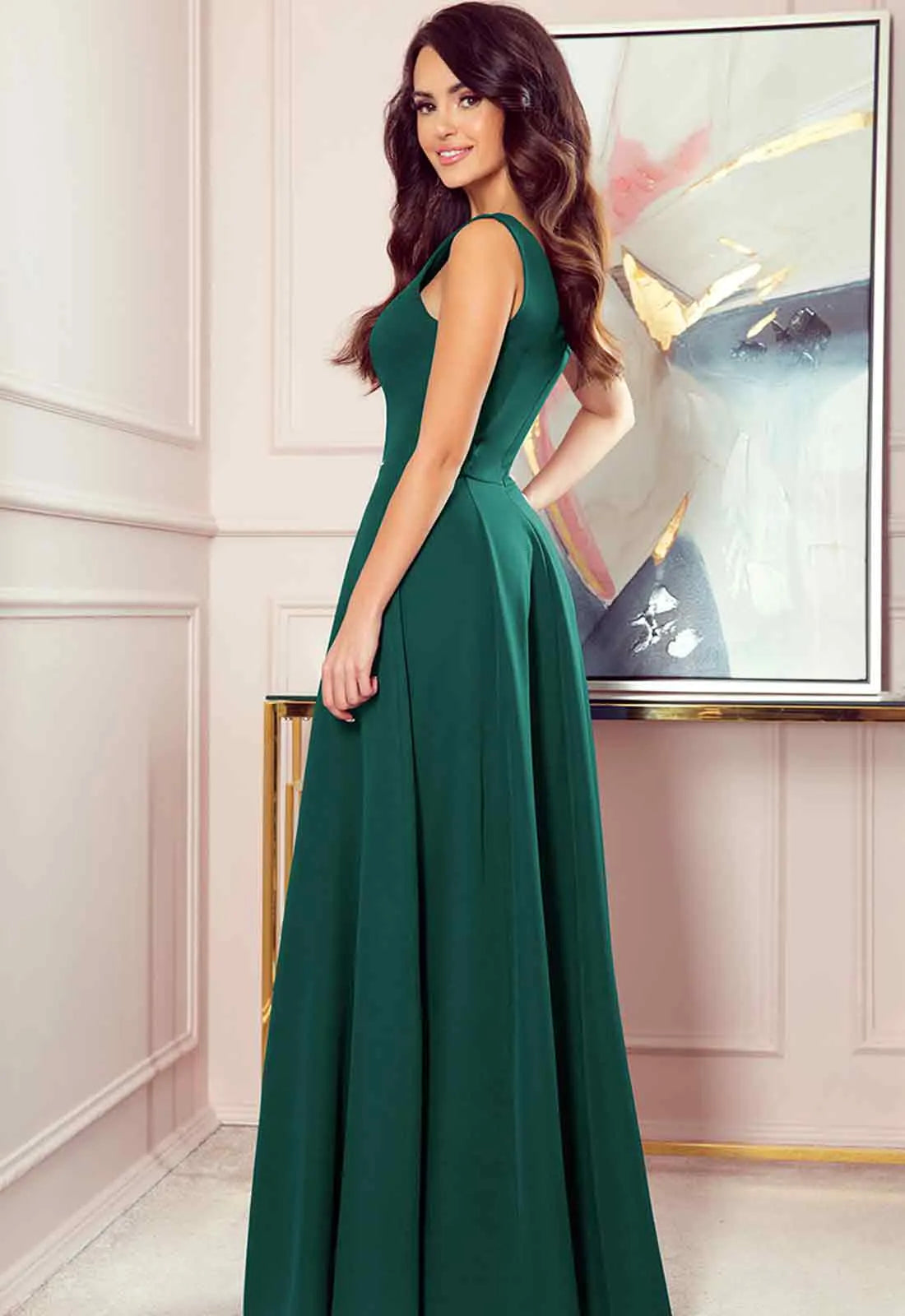 LBD Exclusive Green Cindy Maxi Dress