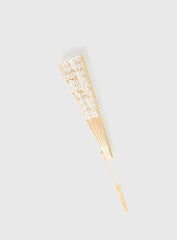 Bossa Nova Lace Fan Beige