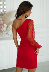 LBD Exclusive Red After Dark Mini Dress