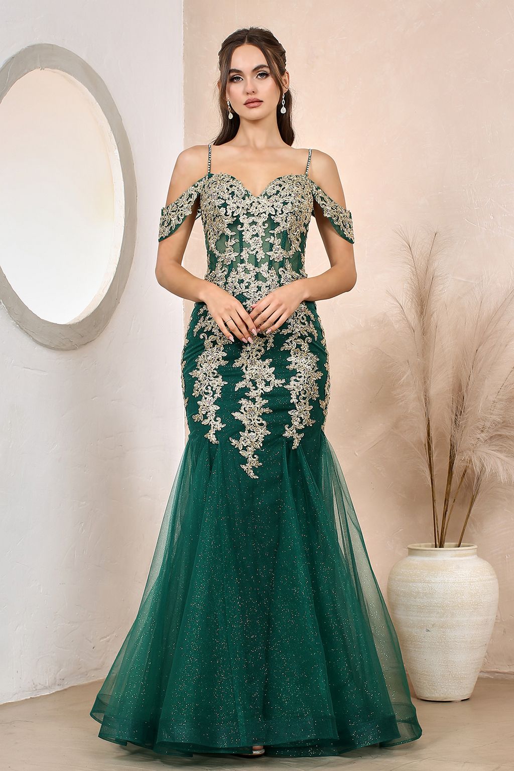 Adora 3156 Prom Mermaid Long Formal Applique Dress