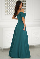 LBD Exclusive Green Madeline Maxi Dress