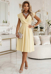 LBD Exclusive Yellow Scarlett Cocktail Dress