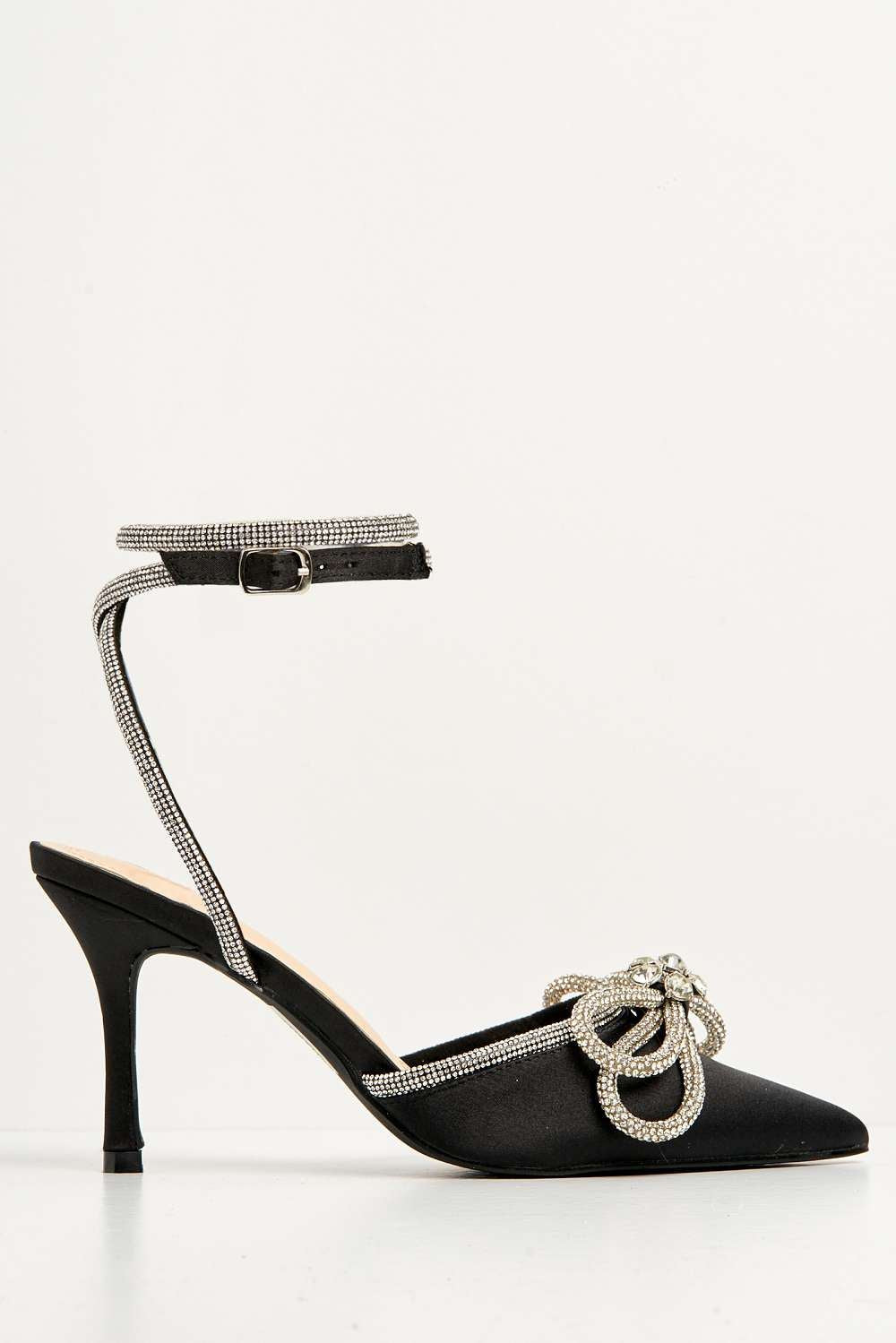 Miss Diva Black Natalie Pointed Shoe