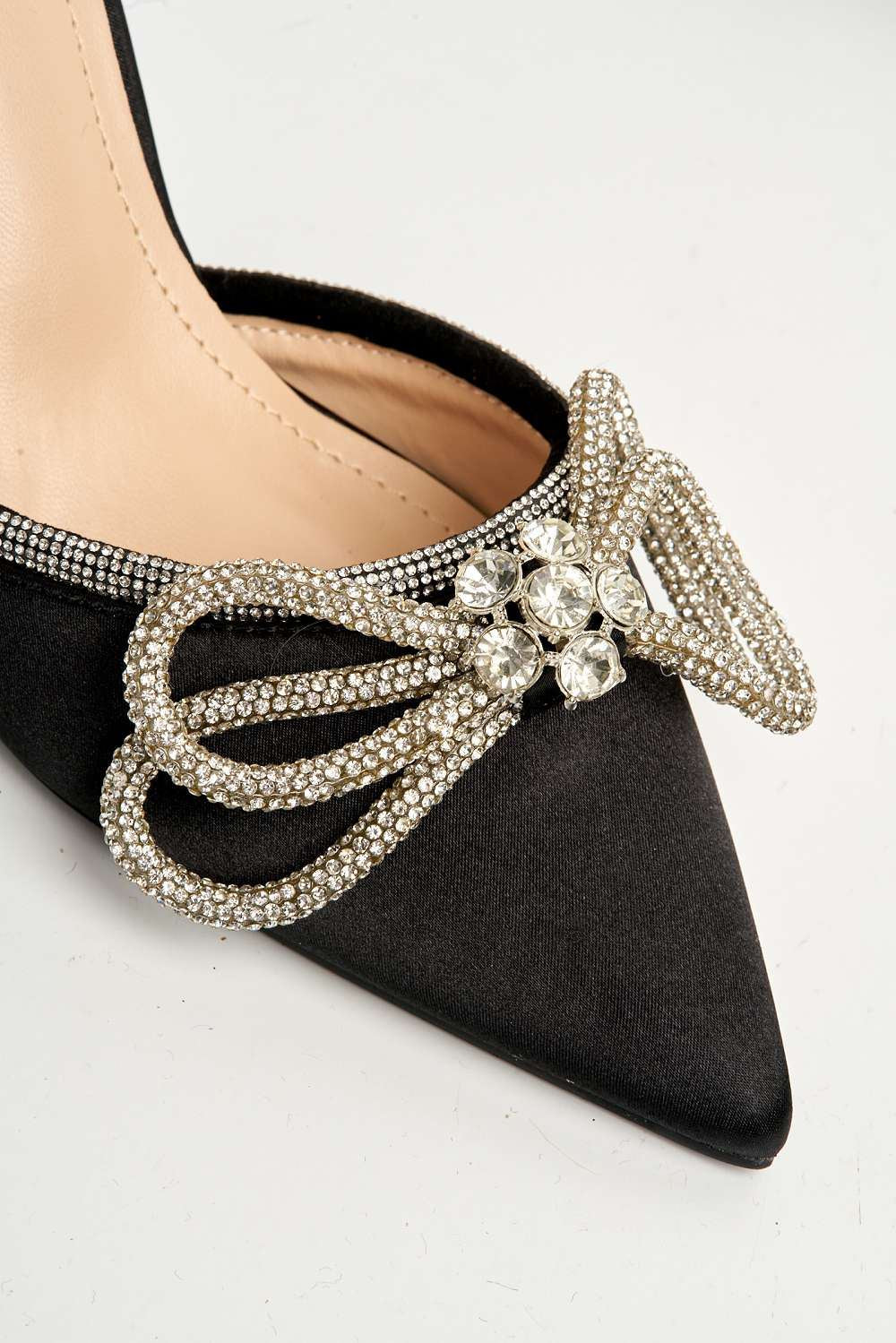 Miss Diva Black Natalie Pointed Shoe