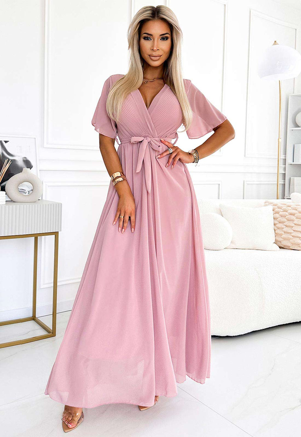 LBD Exclusive Pink Ella Maxi Dress