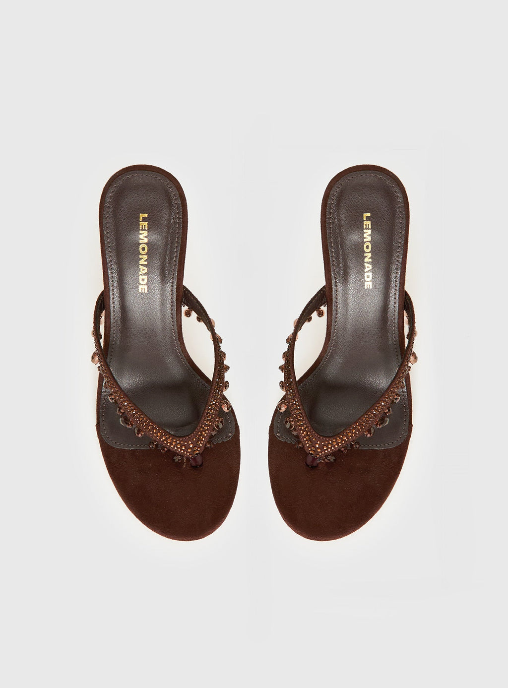 Ameliah Tassel Heels Brown