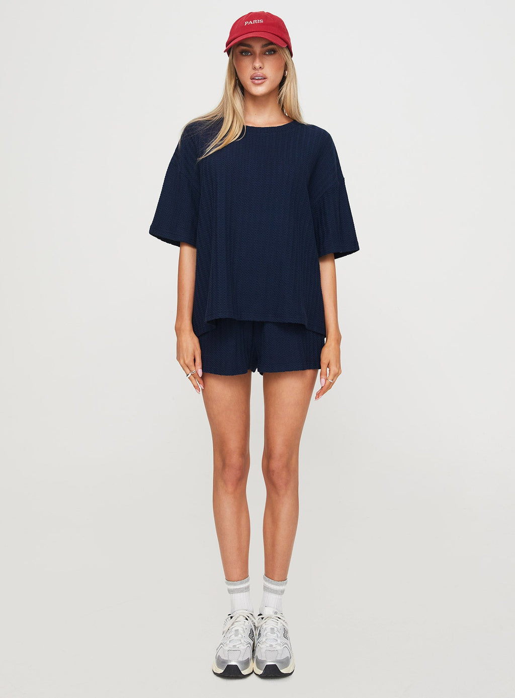 Cammie Knit Set Navy