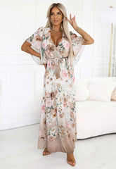 LBD Exclusive Sunset Paradise Floral Maxi Dress