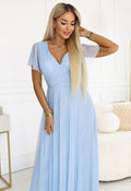 LBD Exclusive Powder Blue Nicolle Maxi Dress