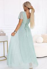 LBD Exclusive Pistachio Nicolle Maxi Dress