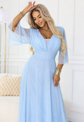 LBD Exclusive Powder Blue Caitlin Plus Size Dress