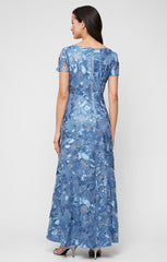 Alex Evenings 81122674 A Line Long Formal Evening Dress