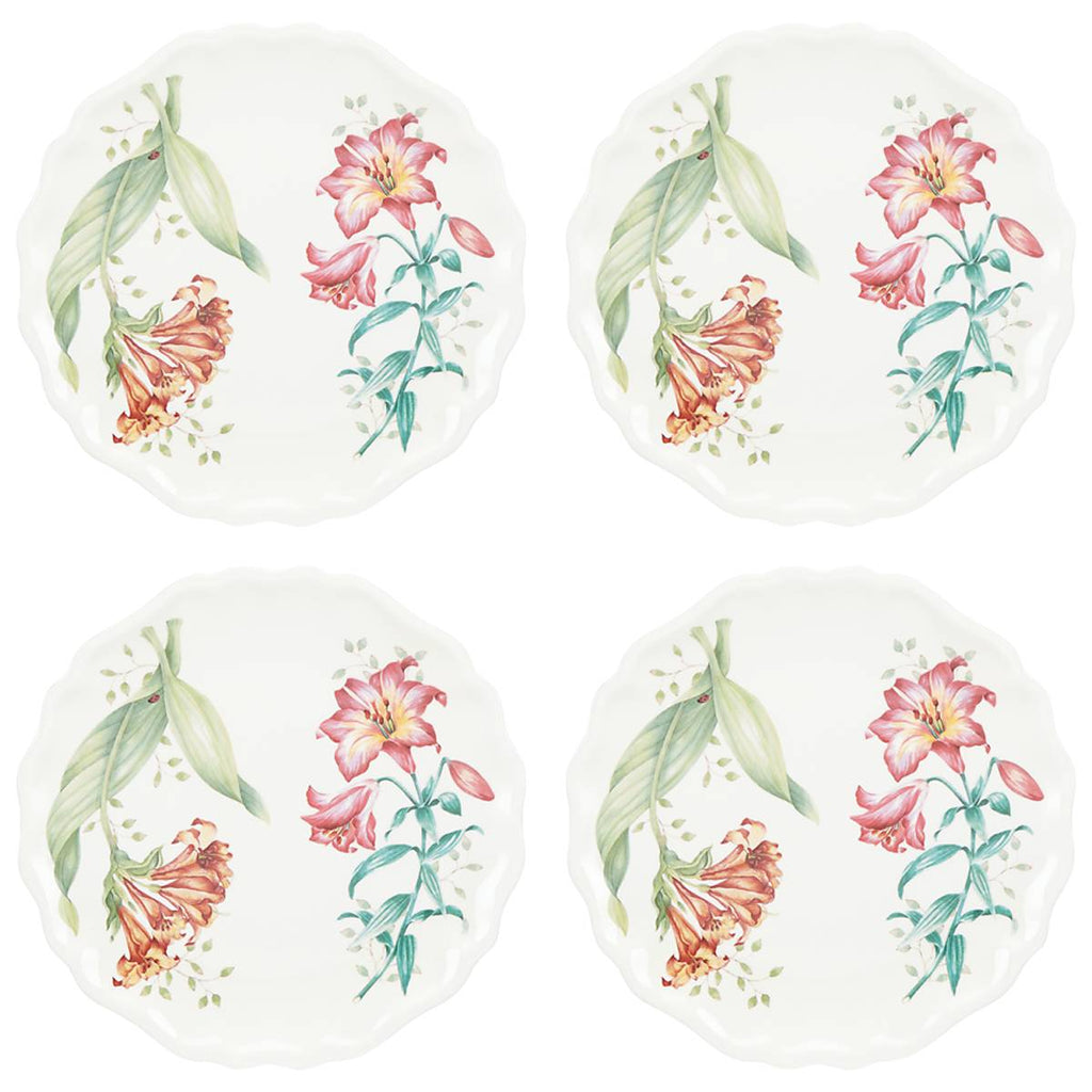 Butterfly Meadow Melamine Accent Plates, Set of 4
