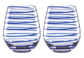 Charlotte Street Stemless Wine Glasses, Set of 2