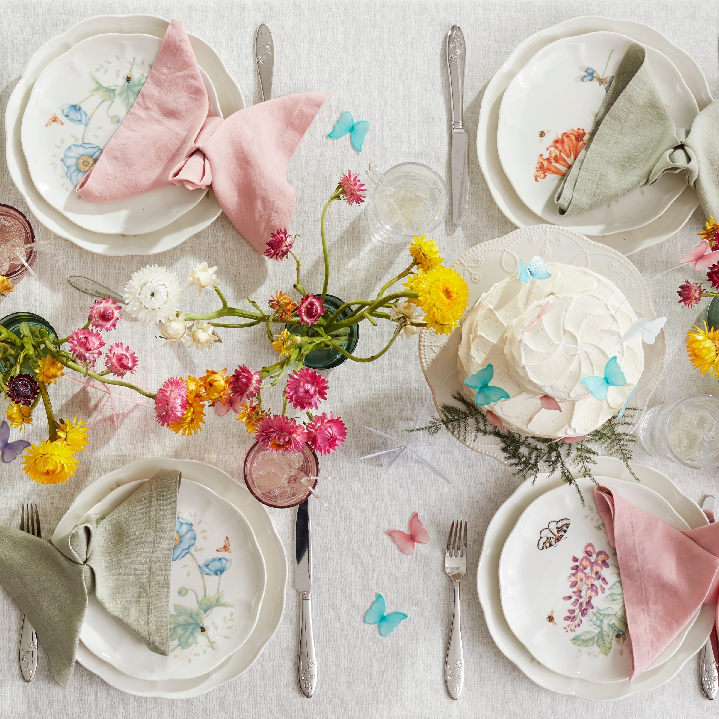 Butterfly Meadow 28-Piece Dinnerware Set