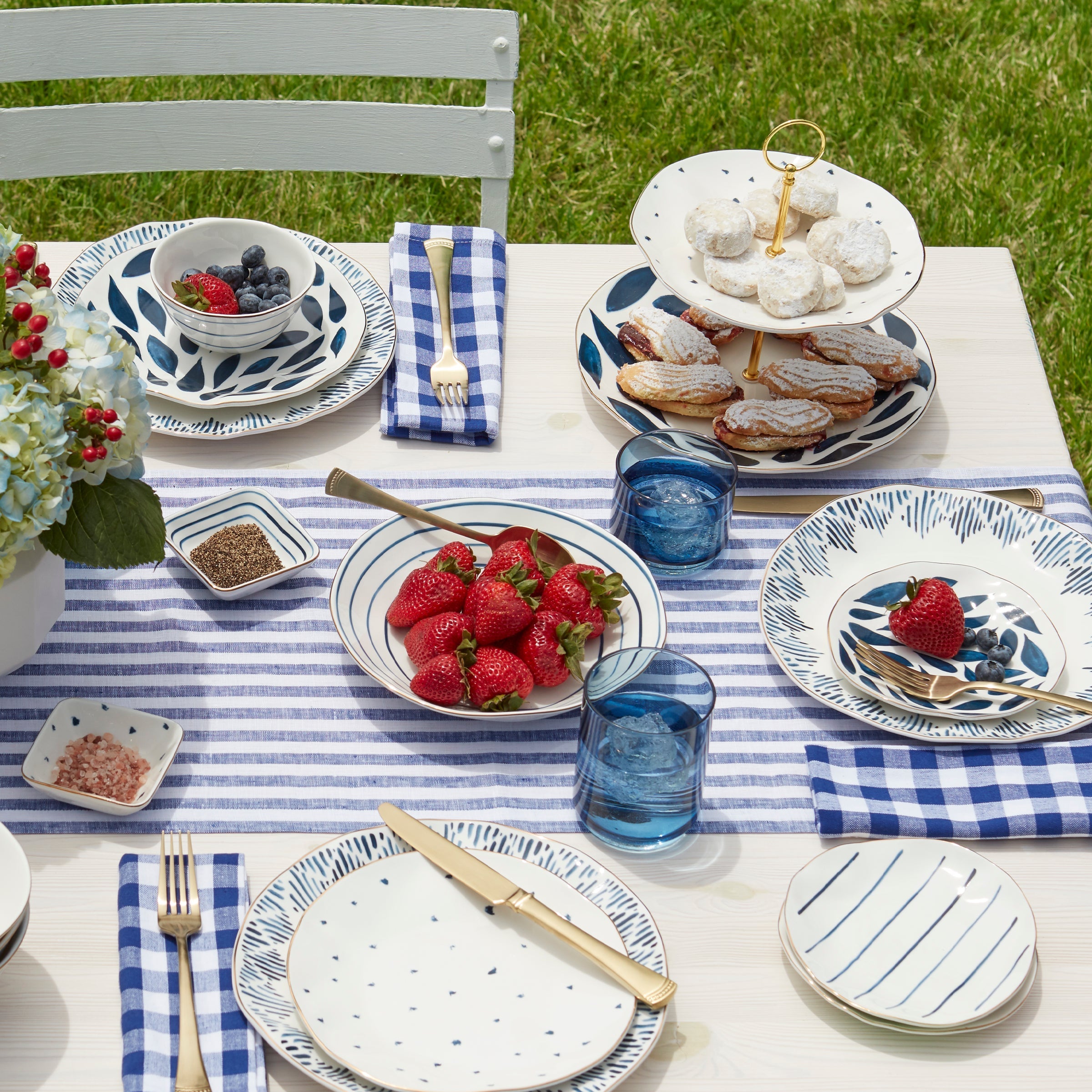 Blue Bay Dessert Bowls, Set of 4