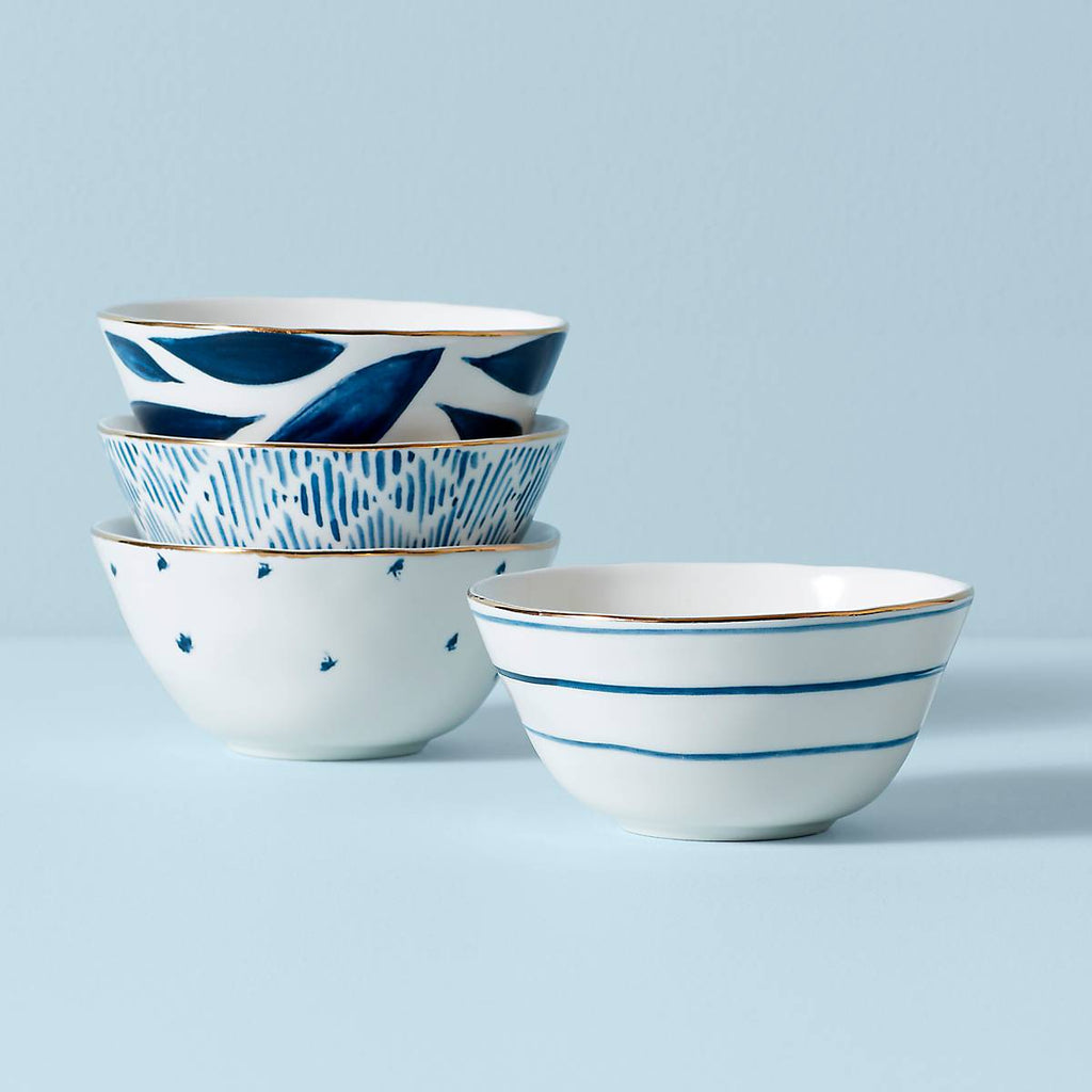 Blue Bay Dessert Bowls, Set of 4