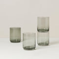 Tuscany Classics Stackable Smoke Tall Glasses, Set of 4