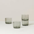 Tuscany Classics Stackable Smoke Short Glasses,  Set of 4