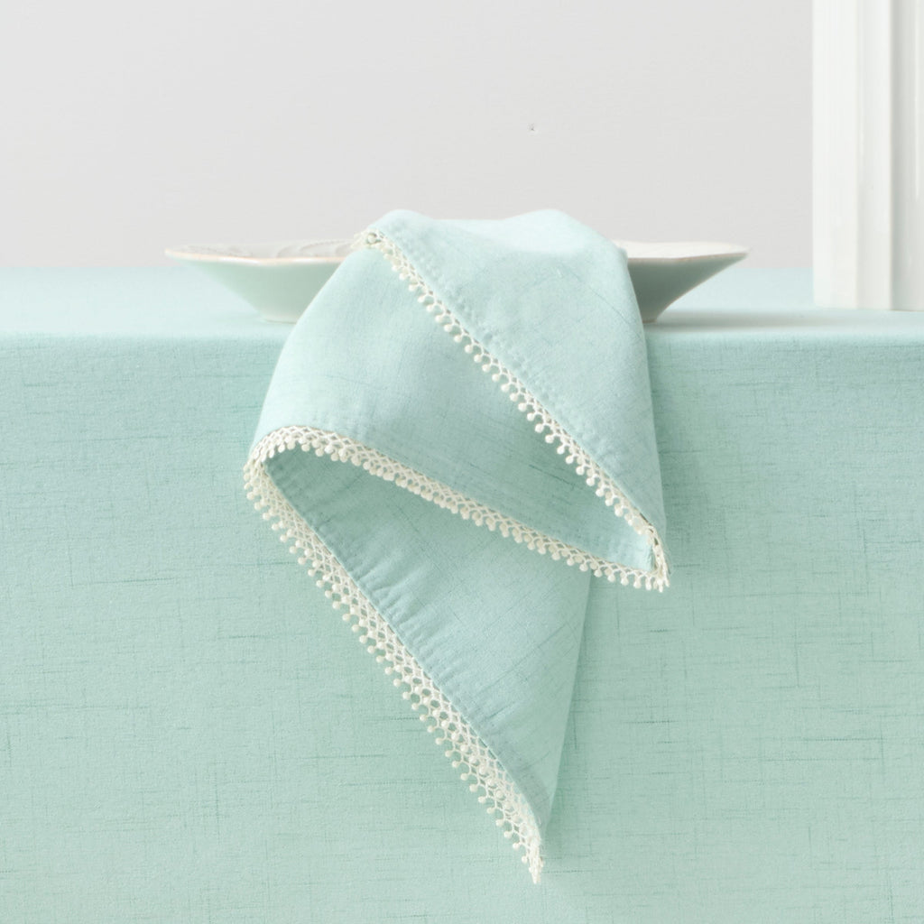 French Perle Ice Blue Napkin, Set of 2