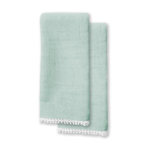 French Perle Ice Blue Napkin, Set of 2
