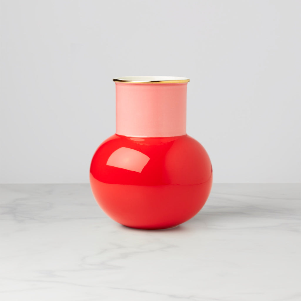 Make It Pop Warm Red Bouquet Vase