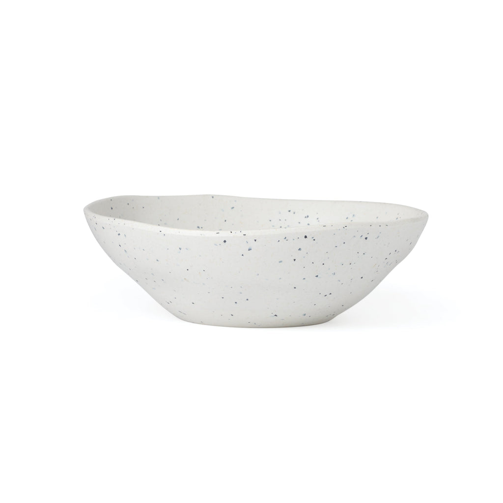 Terrazzo Melamine Cream 12-Piece Dinnerware Set
